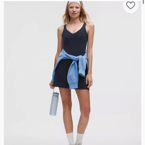 Sold out Lululemon align tennis dress in navy
